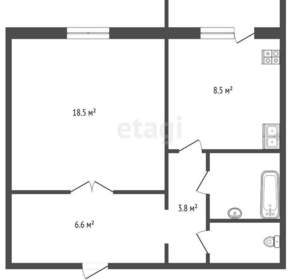 1-к квартира, вторичка, 41м2, 5/10 этаж