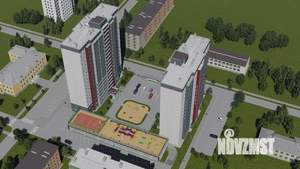 3-к квартира, строящийся дом, 75м2, 16/18 этаж
