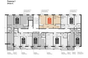 2-к квартира, вторичка, 59м2, 4/10 этаж