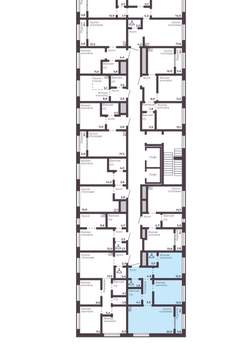 2-к квартира, вторичка, 64м2, 4/17 этаж