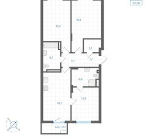 3-к квартира, вторичка, 93м2, 2/18 этаж