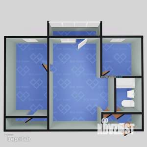 2-к квартира, вторичка, 46м2, 5/5 этаж