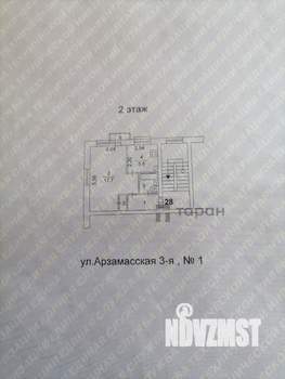 1-к квартира, вторичка, 31м2, 2/5 этаж