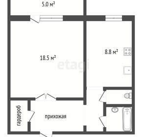 1-к квартира, вторичка, 40м2, 2/10 этаж