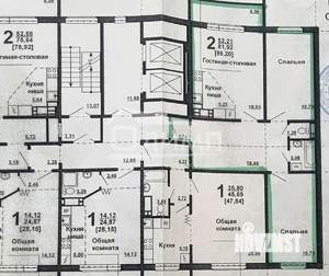 3-к квартира, вторичка, 85м2, 13/16 этаж