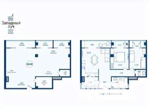 1-к квартира, вторичка, 85м2, 3/23 этаж