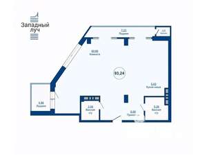 3-к квартира, вторичка, 93м2, 13/25 этаж