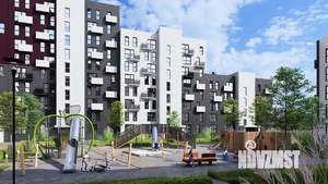 2-к квартира, строящийся дом, 42м2, 2/10 этаж