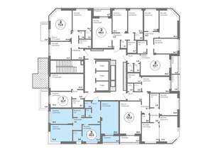 3-к квартира, строящийся дом, 91м2, 2/22 этаж