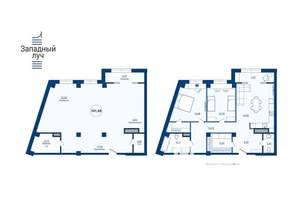 1-к квартира, вторичка, 102м2, 7/23 этаж