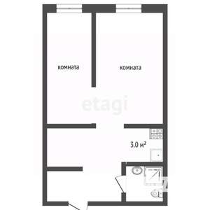 2-к квартира, вторичка, 25м2, 5/5 этаж