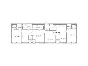 4-к квартира, вторичка, 144м2, 18/21 этаж