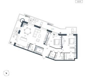 1-к квартира, вторичка, 141м2, 3/10 этаж