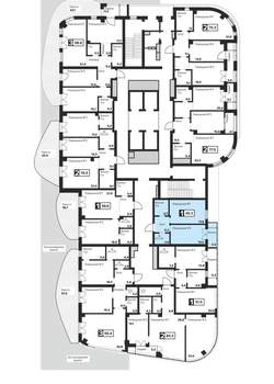 1-к квартира, вторичка, 45м2, 4/29 этаж