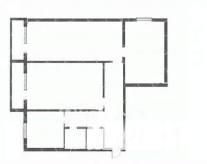 3-к квартира, вторичка, 56м2, 1/5 этаж