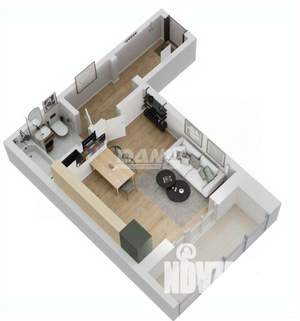 Студия квартира, вторичка, 27м2, 7/10 этаж