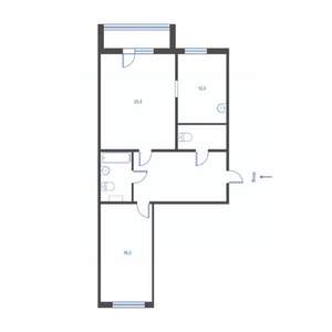 2-к квартира, вторичка, 77м2, 3/10 этаж