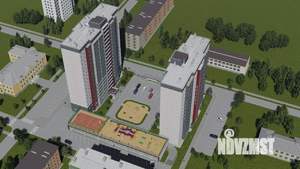 1-к квартира, строящийся дом, 36м2, 13/18 этаж