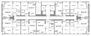 3-к квартира, строящийся дом, 61м2, 14/21 этаж
