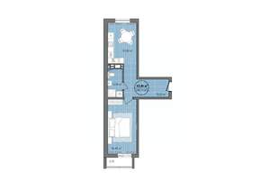 1-к квартира, вторичка, 47м2, 11/13 этаж