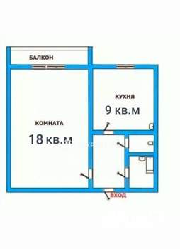 1-к квартира, вторичка, 33м2, 10/10 этаж