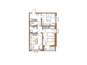 2-к квартира, строящийся дом, 63м2, 6/16 этаж