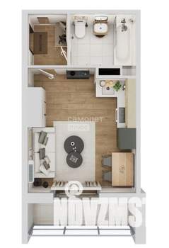 Студия квартира, вторичка, 24м2, 5/18 этаж