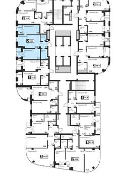 2-к квартира, вторичка, 71м2, 8/29 этаж