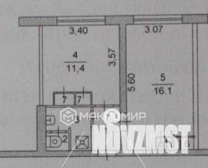1-к квартира, вторичка, 35м2, 7/10 этаж