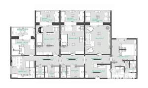 4-к квартира, вторичка, 164м2, 3/17 этаж
