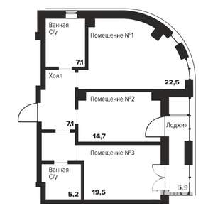 2-к квартира, вторичка, 76м2, 8/29 этаж