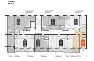 1-к квартира, вторичка, 48м2, 3/10 этаж