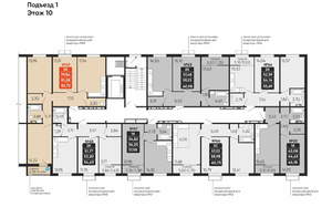 3-к квартира, вторичка, 81м2, 10/10 этаж