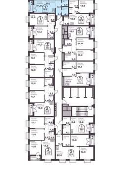 1-к квартира, вторичка, 33м2, 17/8 этаж