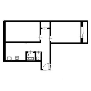 2-к квартира, вторичка, 64м2, 9/9 этаж