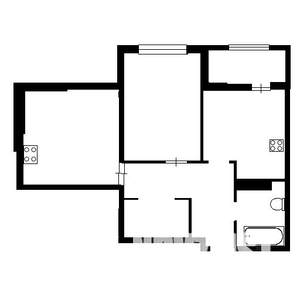 1-к квартира, вторичка, 40м2, 9/10 этаж