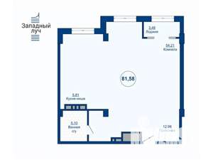 3-к квартира, вторичка, 82м2, 18/24 этаж