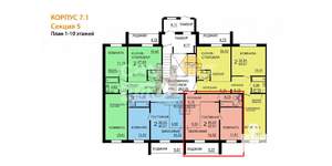 1-к квартира, вторичка, 40м2, 3/10 этаж