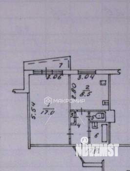 1-к квартира, вторичка, 33м2, 9/9 этаж