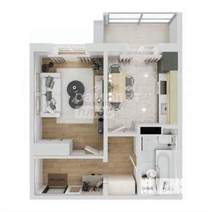 2-к квартира, вторичка, 41м2, 16/18 этаж