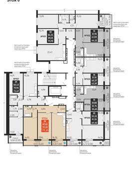 2-к квартира, вторичка, 72м2, 6/10 этаж