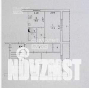 3-к квартира, вторичка, 80м2, 1/5 этаж