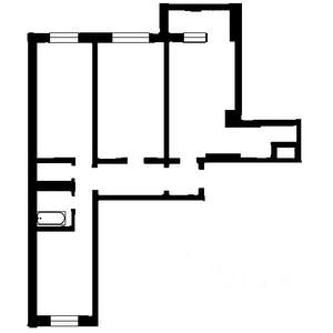 3-к квартира, вторичка, 84м2, 3/20 этаж
