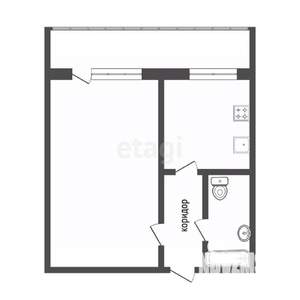 1-к квартира, вторичка, 33м2, 7/10 этаж