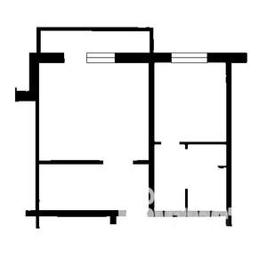 1-к квартира, вторичка, 43м2, 6/11 этаж