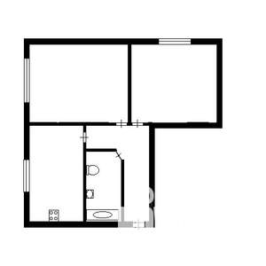 2-к квартира, вторичка, 50м2, 1/5 этаж