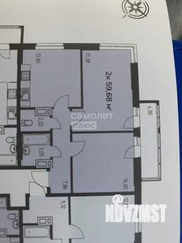 2-к квартира, вторичка, 60м2, 22/25 этаж