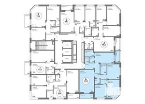 4-к квартира, строящийся дом, 128м2, 15/22 этаж