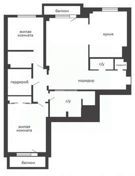 3-к квартира, вторичка, 150м2, 16/16 этаж