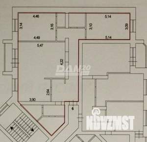 3-к квартира, вторичка, 98м2, 3/6 этаж